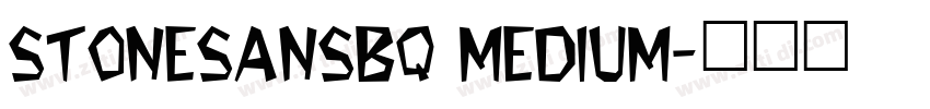 StoneSansBQ Medium字体转换